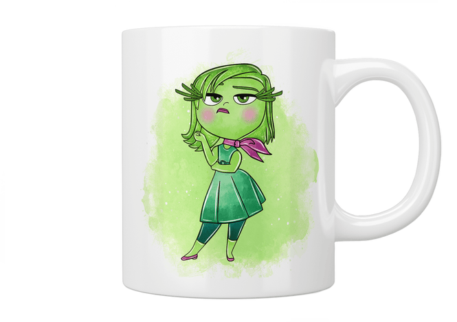 Inside Out: Disgust Mug - Jazzy Giraffe Mug