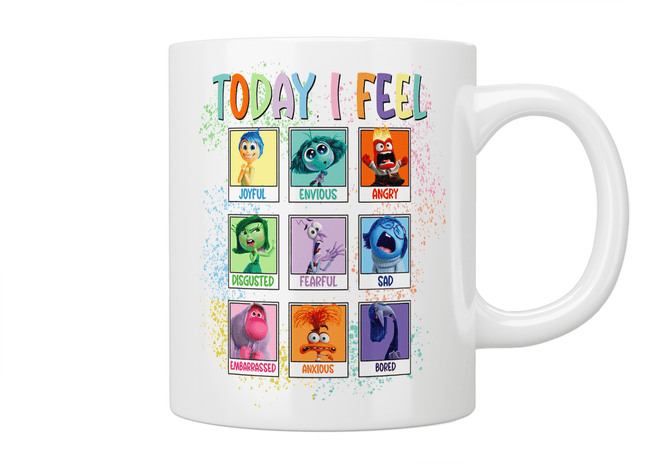 Inside Out: Today I Feel... Mug - Jazzy Giraffe Mug