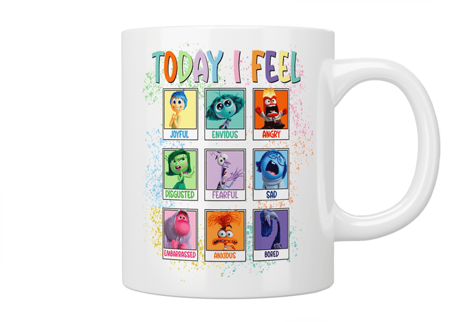 Inside Out: Today I Feel... Mug - Jazzy Giraffe Mug