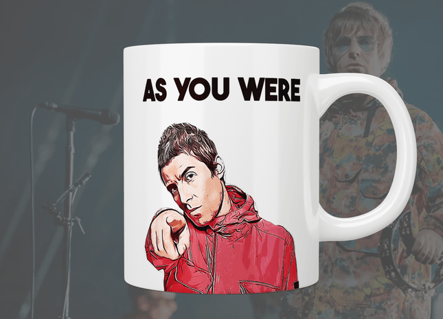 Liam Gallagher “As You Were” mug - Jazzy Giraffe Mug