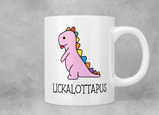 Lickalottapus mug - Jazzy Giraffe Mug