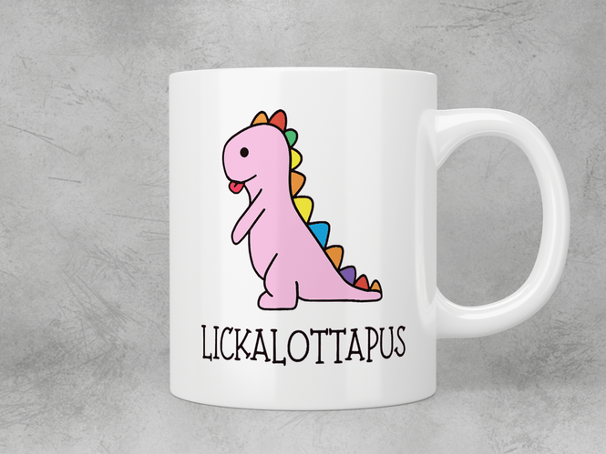 Lickalottapus mug - Jazzy Giraffe Mug