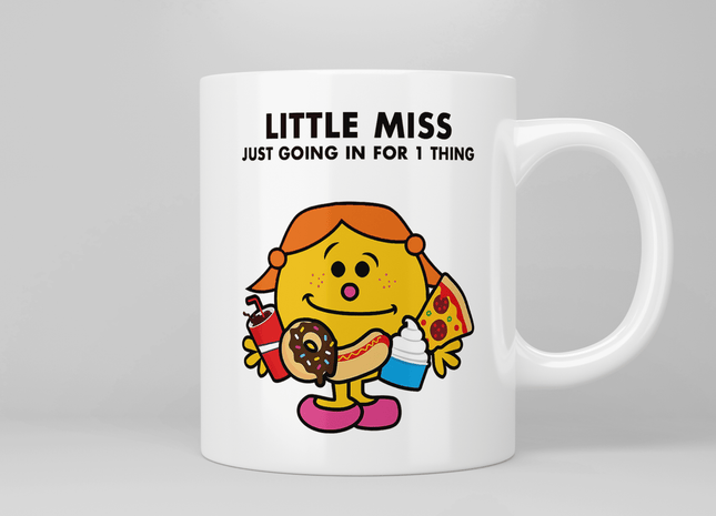 Little Miss Just Going In For 1 Thing mug - Jazzy Giraffe Mug