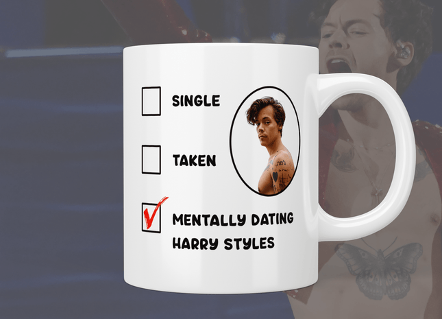 Mentally dating Harry Styles mug - Jazzy Giraffe Mug