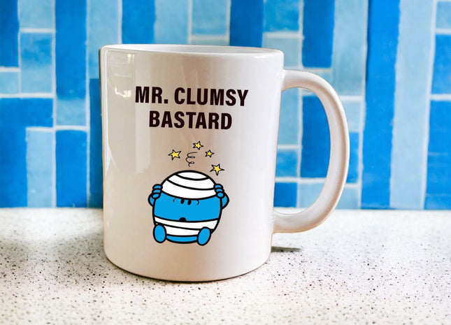 Mr Clumsy bastard mug - Jazzy Giraffe Mug