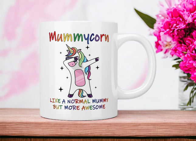 Mummycorn - like a normal mummy but more awesome mug - Jazzy Giraffe Mug