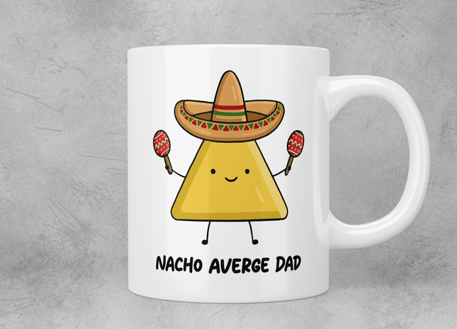 Nacho average Dad mug - Jazzy Giraffe Mug