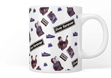 Oasis: Live Forever Sticker Mug - Jazzy Giraffe Mug