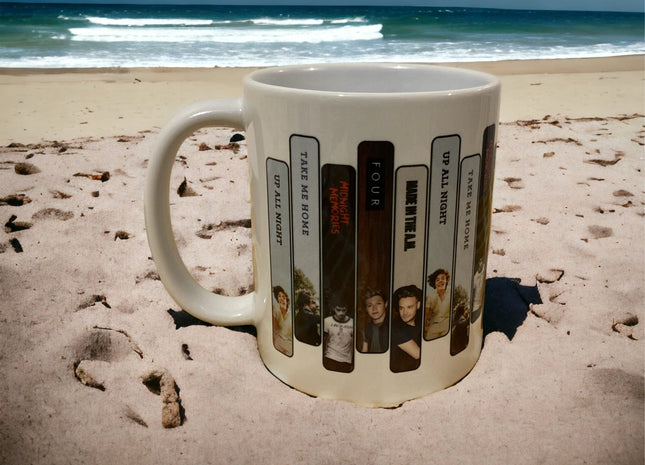 One Direction albums mug - Jazzy Giraffe Mug