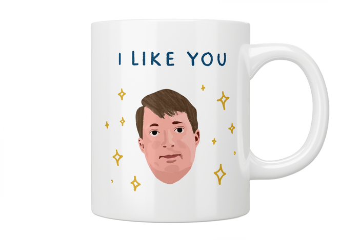 Peep Show: Mark Corrigan “I Like You” Mug - Jazzy Giraffe Mug