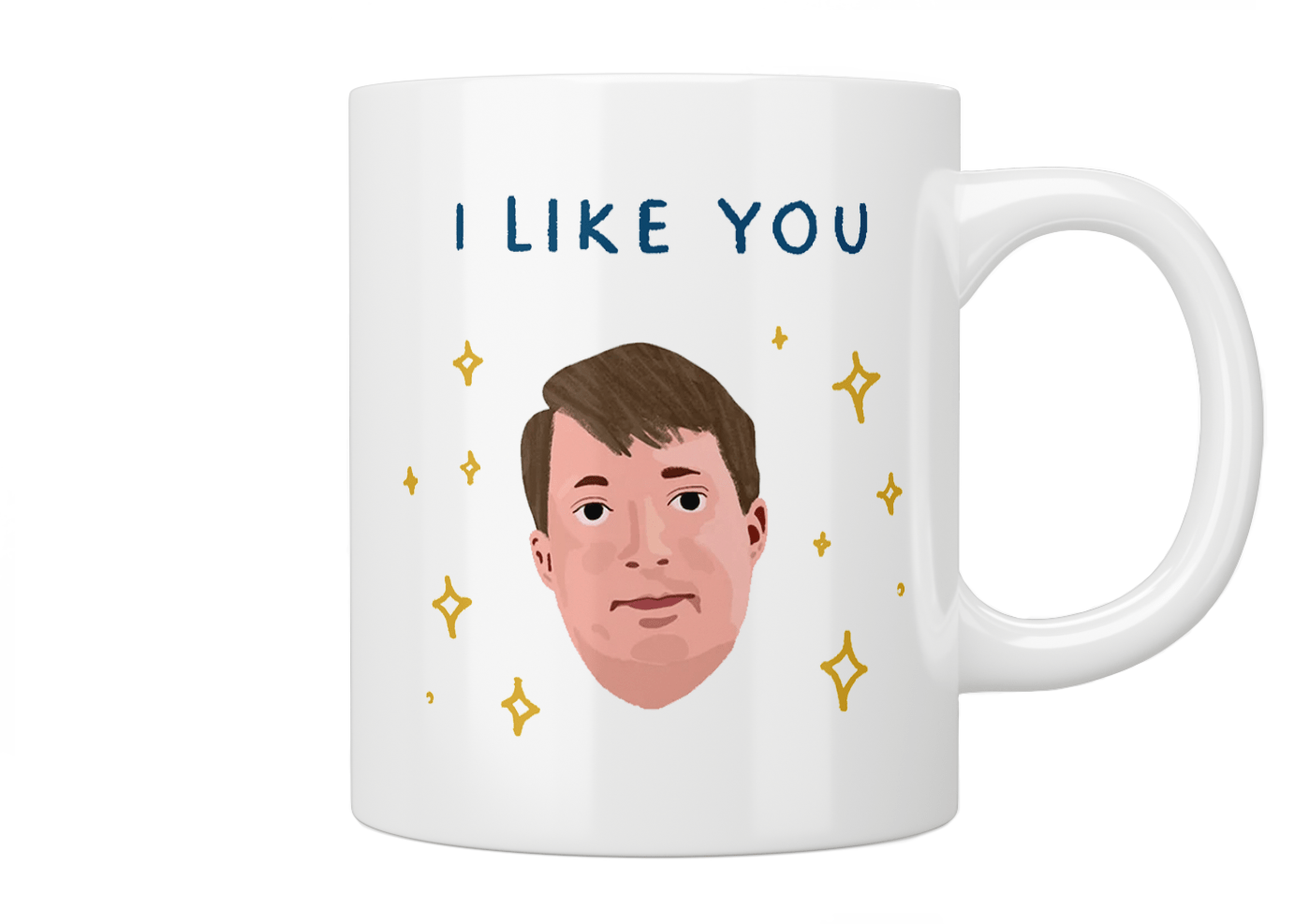 Peep Show: Mark Corrigan “I Like You” Mug - Jazzy Giraffe Mug