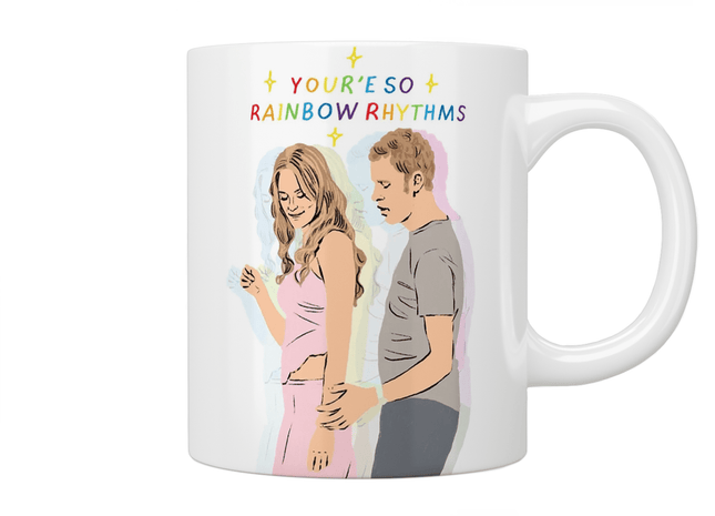 Peep Show “You’re So Rainbow Rhythms” Mug - Jazzy Giraffe Mug