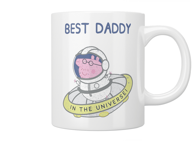 Peppa Pig: Best Daddy In The Universe Mug - Jazzy Giraffe Mug