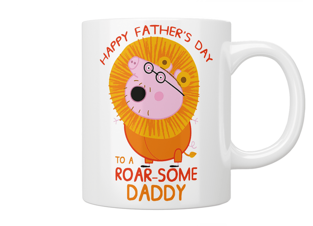 Peppa Pig: Happy Father’s Day To A Roar-Some Daddy Mug - Jazzy Giraffe Mug