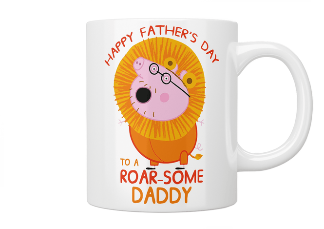 Peppa Pig: Happy Father’s Day To A Roar-Some Daddy Mug - Jazzy Giraffe Mug