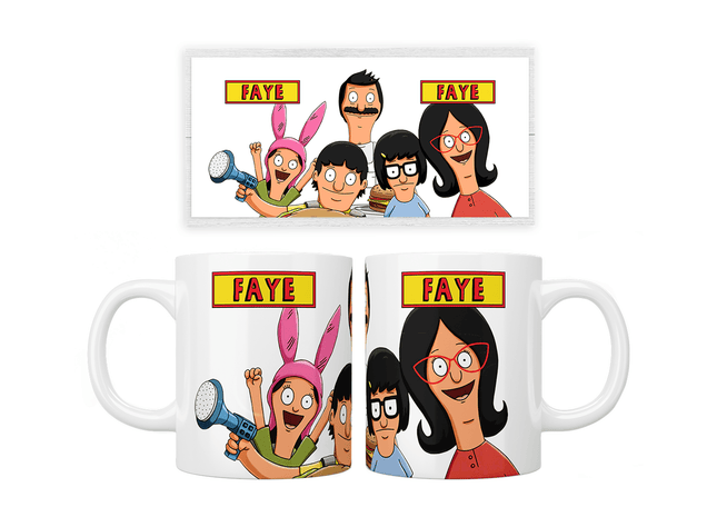 Personalised Bob's Burgers Mug - Jazzy Giraffe Mug