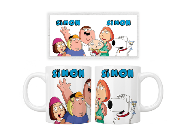 Personalised Family Guy Mug - Jazzy Giraffe Mug