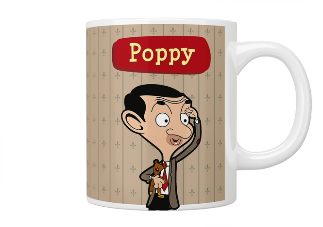 Personalised Mr Bean Mug - Jazzy Giraffe Mug