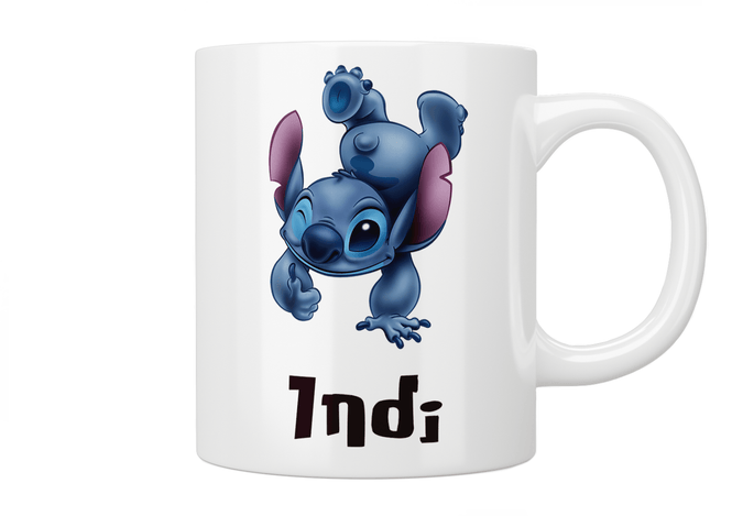 Personalised Stitch Mug - Jazzy Giraffe Mug