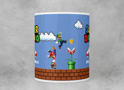 Personalised Super Daddio mug - Jazzy Giraffe Mug