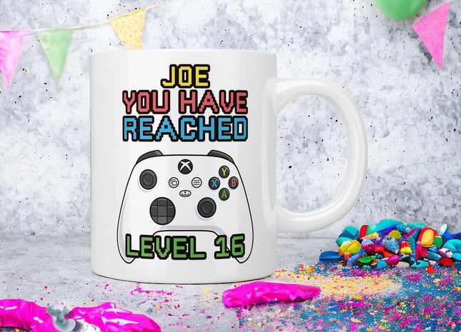 Personalised Xbox gamer Birthday mug - Jazzy Giraffe Mug