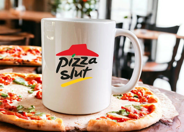 Pizza Slut mug - Jazzy Giraffe Mug