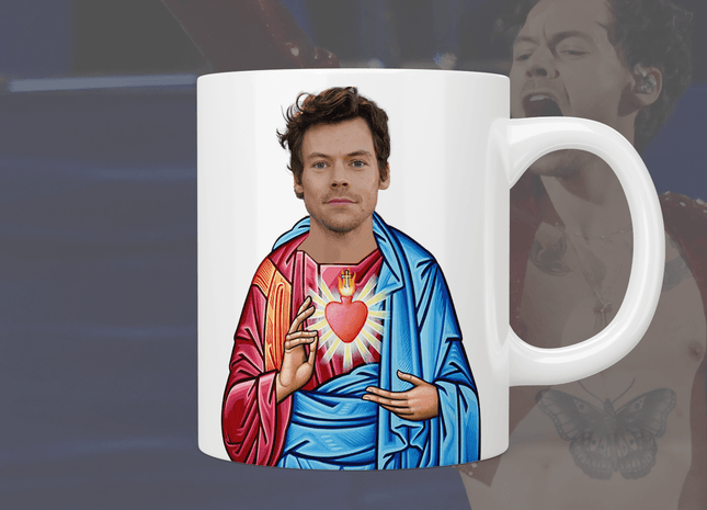 Saint Harry Styles mug - Jazzy Giraffe Mug