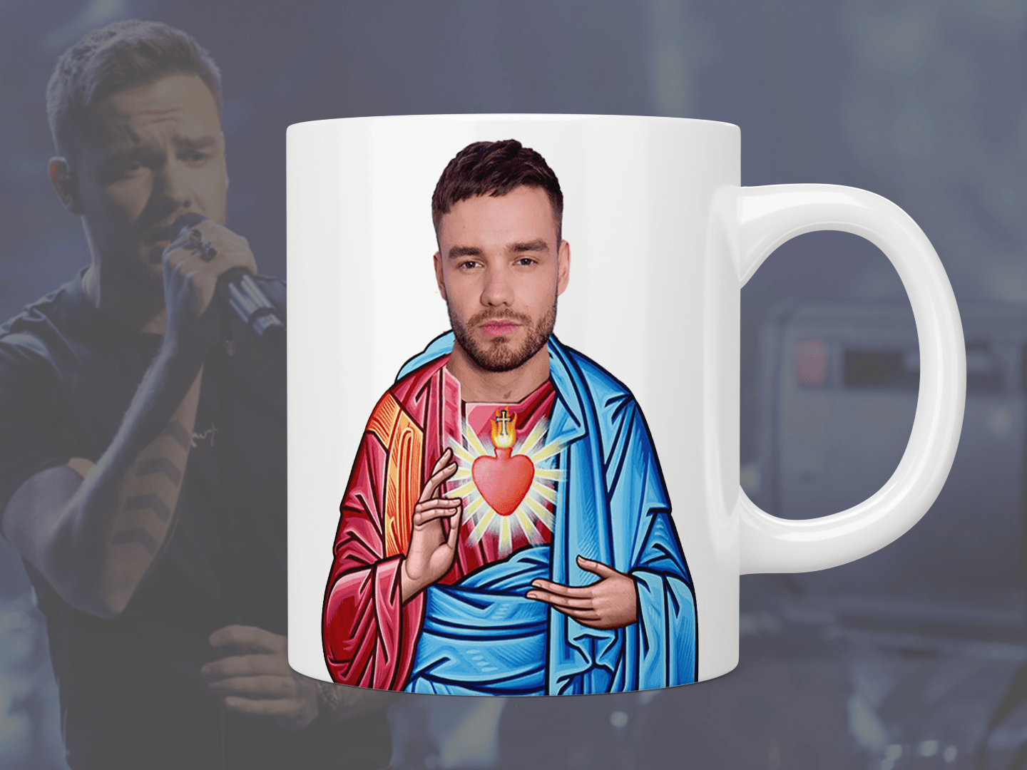 Saint Liam Payne mug - Jazzy Giraffe Mug