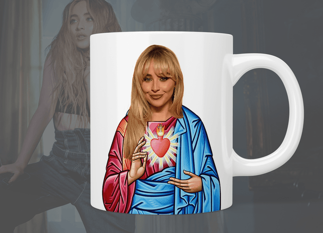 Saint Sabrina Carpenter mug - Jazzy Giraffe Mug