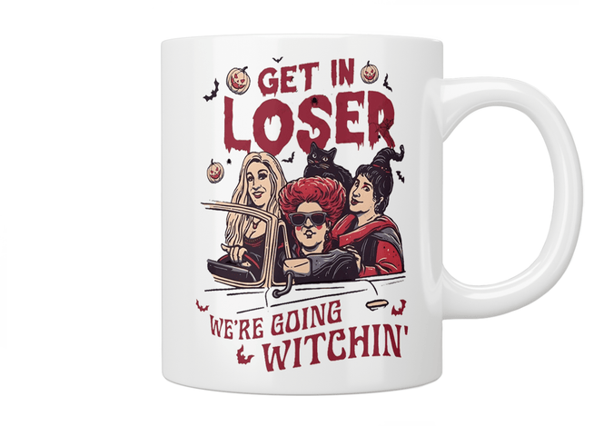 Sanderson Sisters (Hocus Pocus) Get In Loser Mug - Jazzy Giraffe Mug