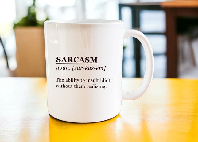 Sarcasm mug - Jazzy Giraffe Mug