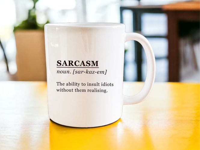 Sarcasm mug - Jazzy Giraffe Mug