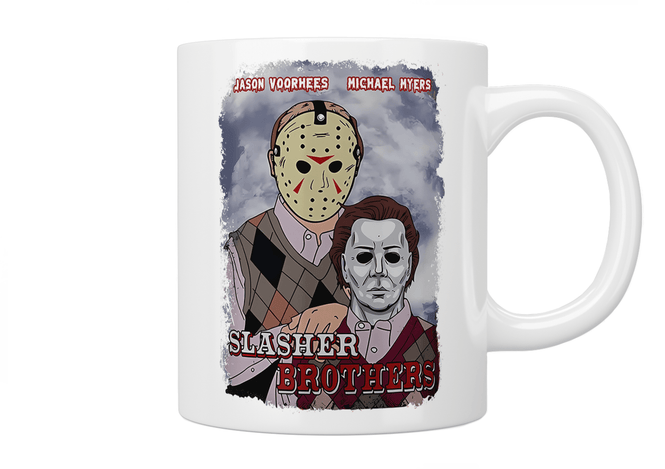 Slasher Brothers - Step Brothers Inspired Mug - Jazzy Giraffe Mug