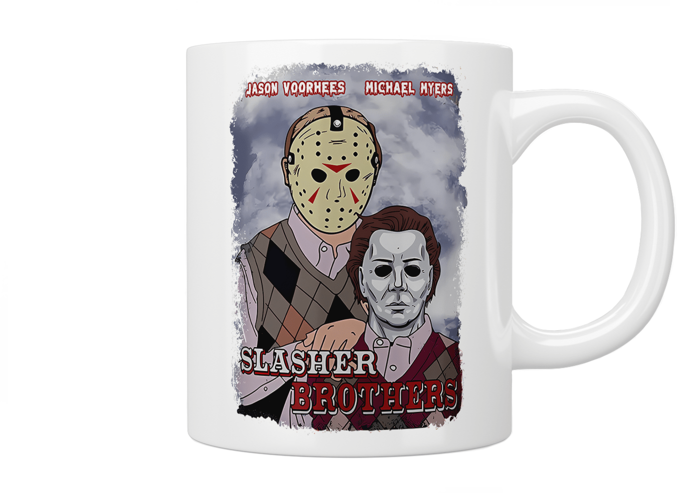Slasher Brothers - Step Brothers Inspired Mug - Jazzy Giraffe Mug