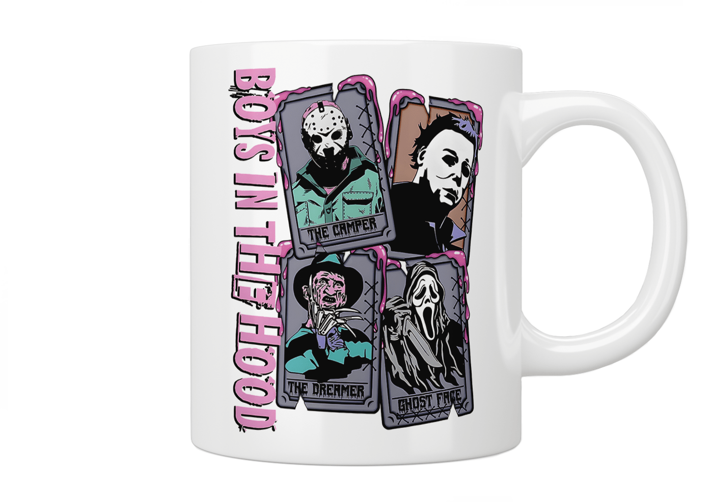 Slasher Villains 'Boys In The Hood' Mug - Jazzy Giraffe Mug