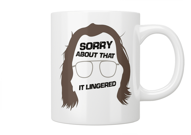 Slow Horses: Sorry About That It Lingered Mug - Jazzy Giraffe Mug