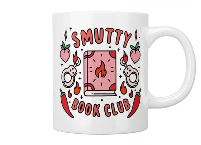 Smutty Book Club Mug - Jazzy Giraffe Mug