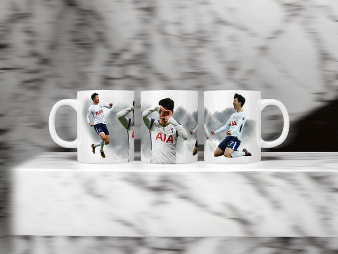 Son Heung-min - Tottenham / Spurs mug - Jazzy Giraffe Mug