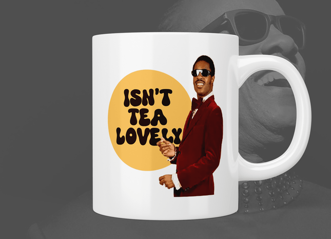 Stevie Wonder isn’t tea lovely mug - Jazzy Giraffe Mug