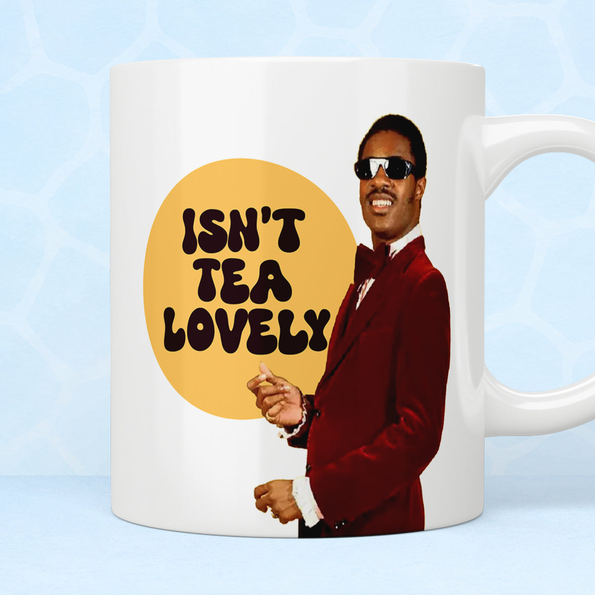 Stevie Wonder Isn’t Tea Lovely Mug