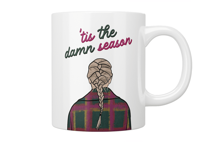 Taylor Swift 'Tis The Damn Season Christmas Mug - Jazzy Giraffe Mug