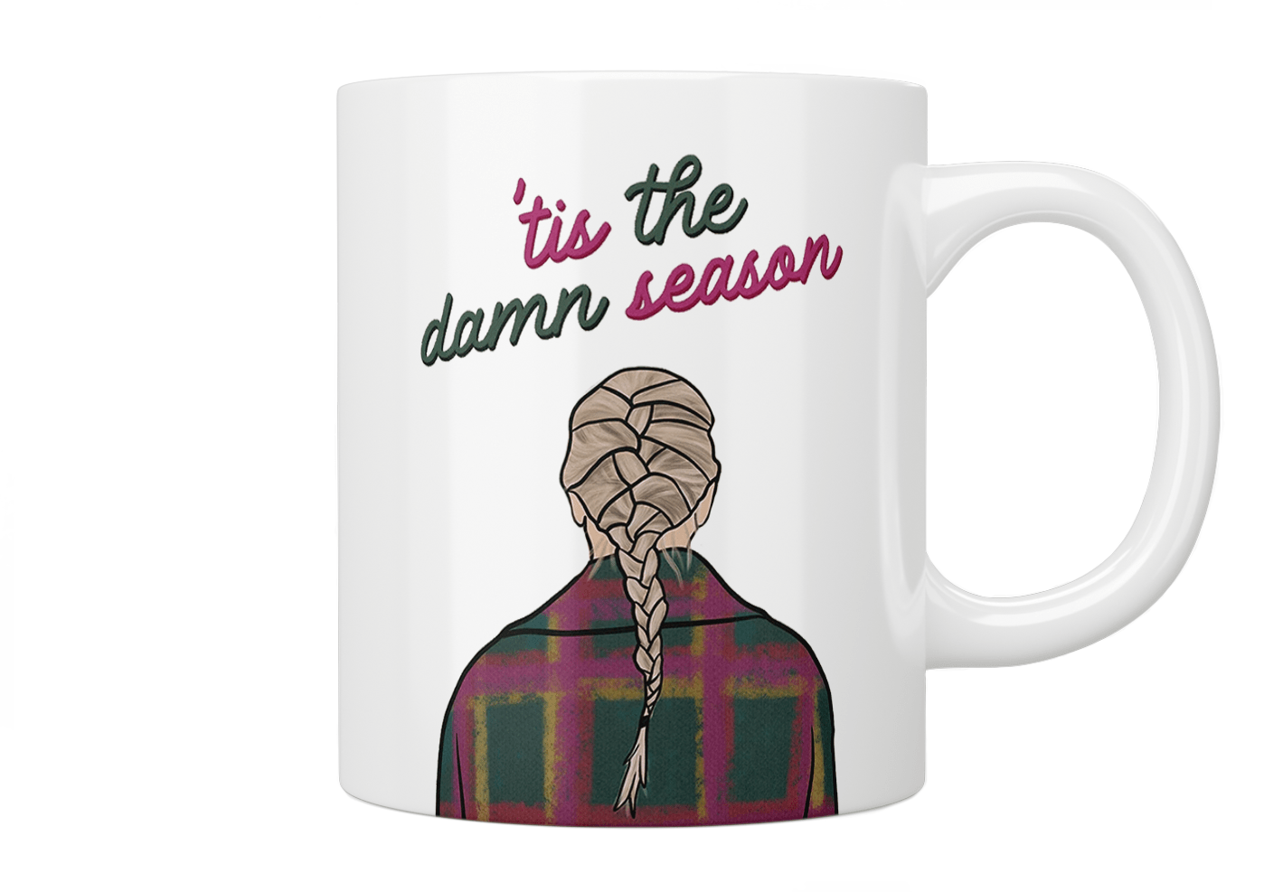 Taylor Swift 'Tis The Damn Season Christmas Mug - Jazzy Giraffe Mug