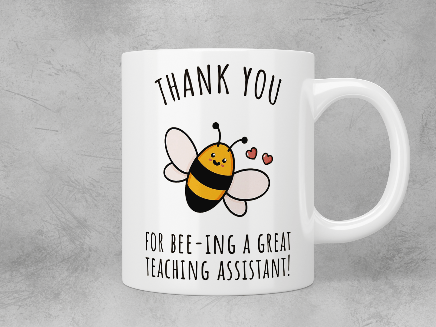Thank you for bee-ing a great teaching assistant! mug - Jazzy Giraffe Mug