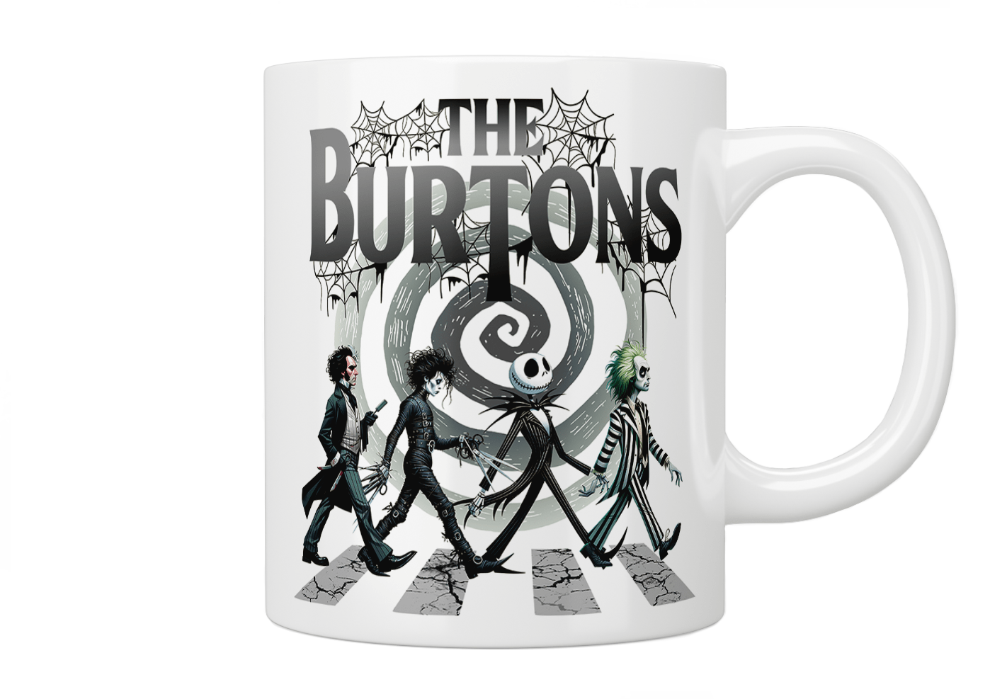 The Burtons - Tim Burton Mug - Jazzy Giraffe Mug