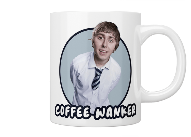 The Inbetweeners: Jay Cartwright Coffee Wanker Mug - Jazzy Giraffe Mug