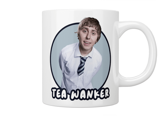 The Inbetweeners: Jay Cartwright Tea Wanker Mug - Jazzy Giraffe Mug