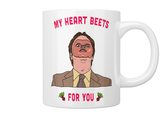 The Office (US): Dwight Schrute - My Hearts Beets For You Mug - Jazzy Giraffe Mug