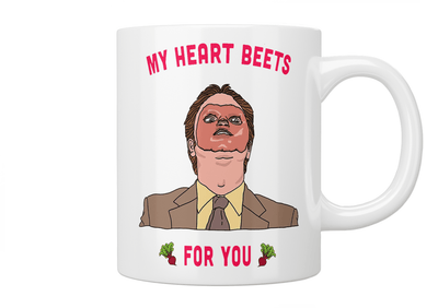 The Office (US): Dwight Schrute - My Hearts Beets For You Mug - Jazzy Giraffe Mug