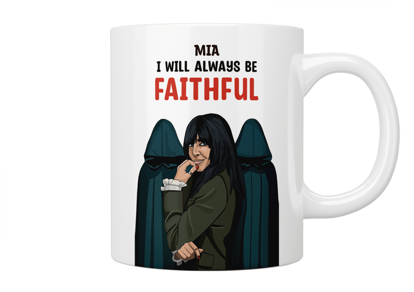 The Traitors: Personalised "Faithful" Mug - Jazzy Giraffe Mug