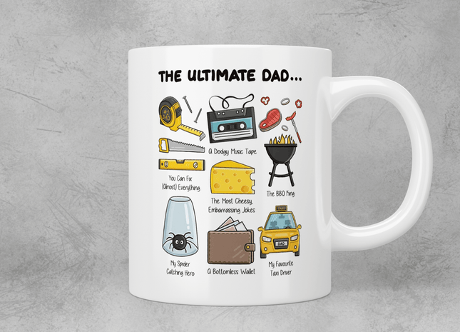 The ultimate Dad mug - Jazzy Giraffe Mug